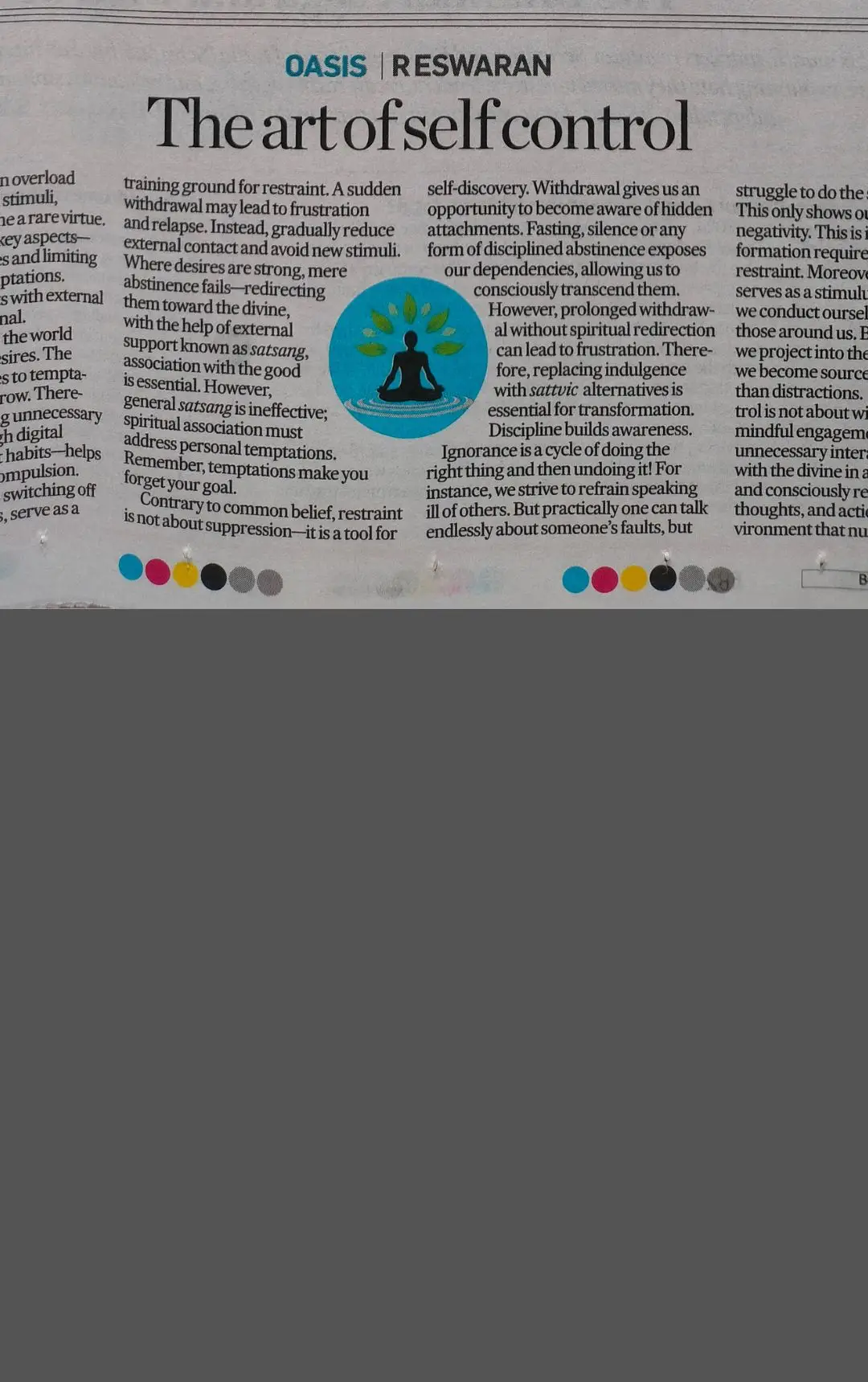 The Art of Self Control