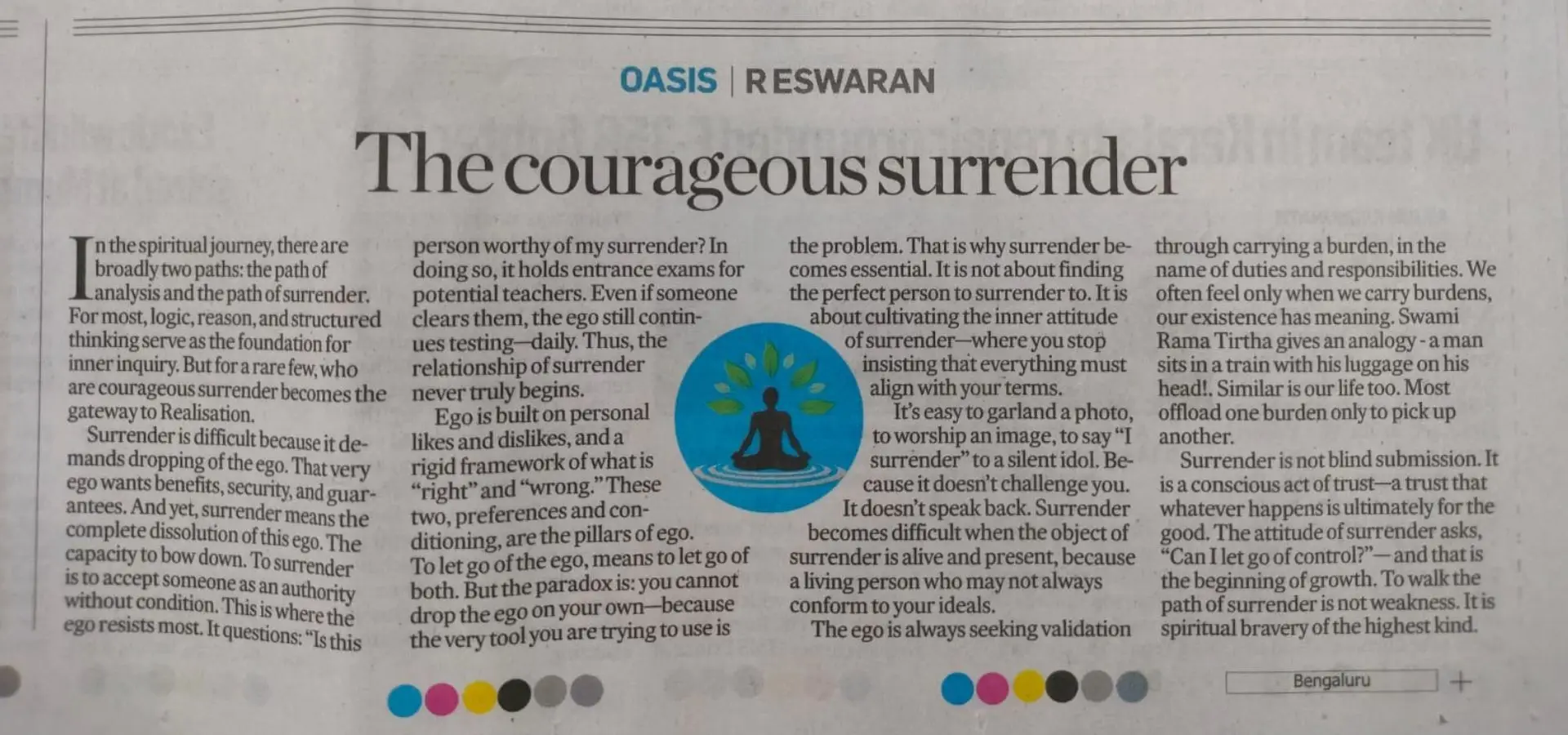 The Courageous Surrender