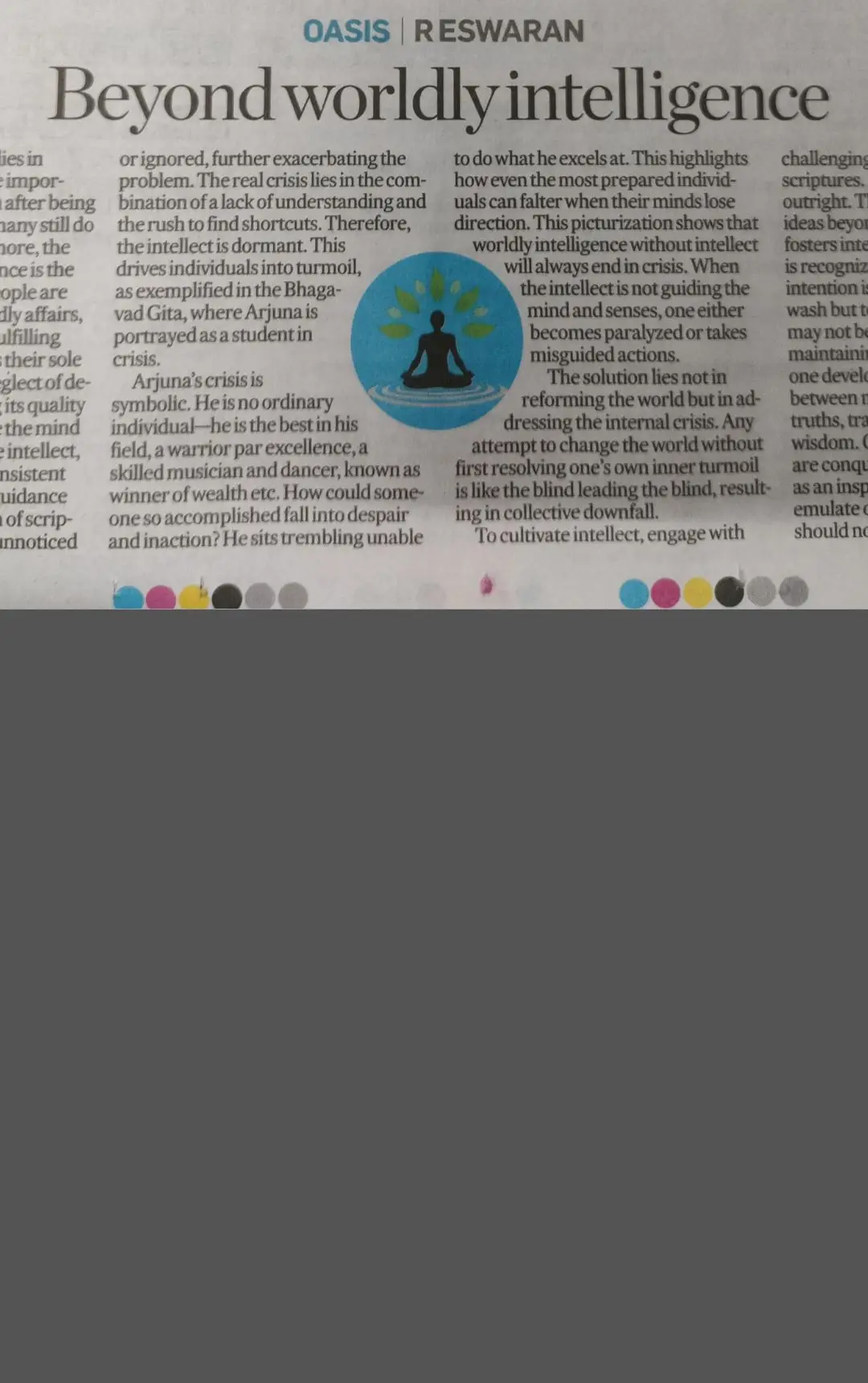 Beyond worldly intelligence